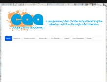 Tablet Screenshot of caaschool.com